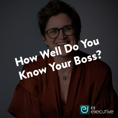 knowing your boss