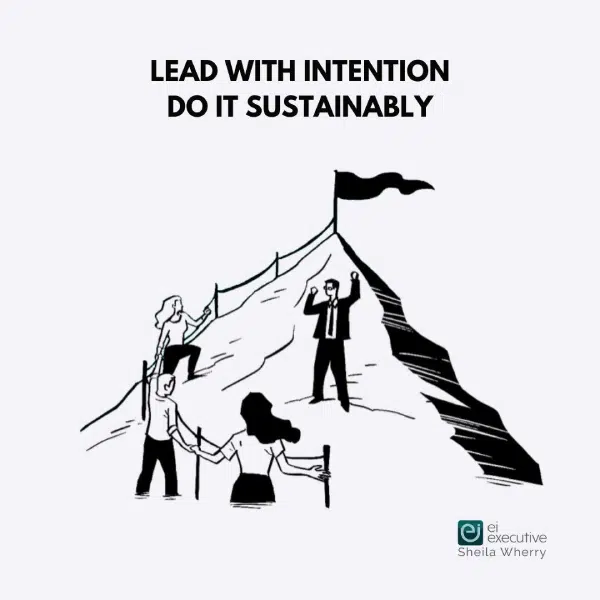 lead with intention do it sustainably